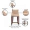 Manhattan Comfort Shubert Counter Stool in Tan CS016-TN - alternate 5